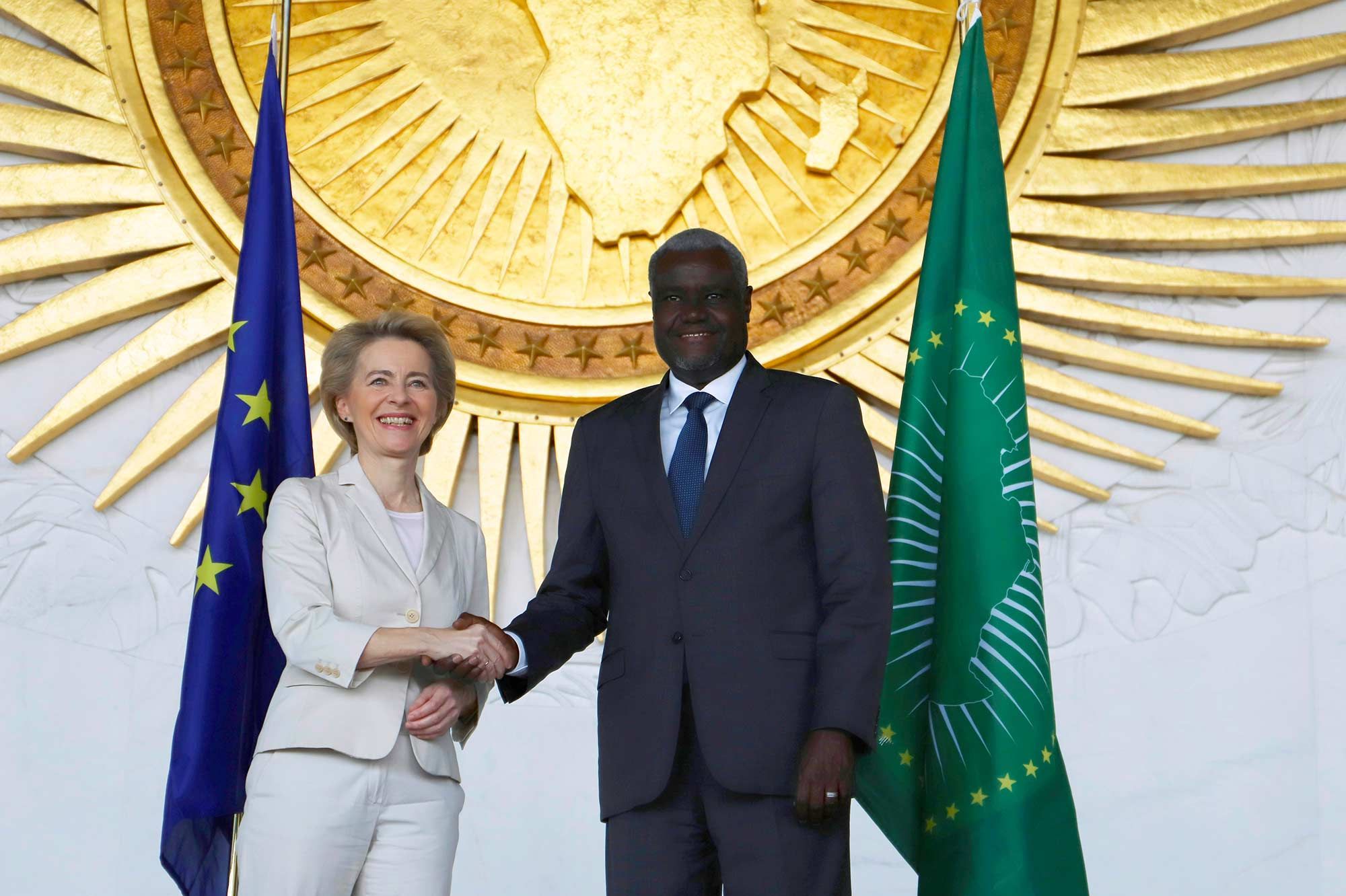  Ursula Von Der Leyen et Moussa Faki Mahamat