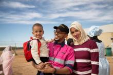 Employé de Tasiast accompagné de sa famille lors d'une visite de la mine_Crédit Photos TMLSA 2019